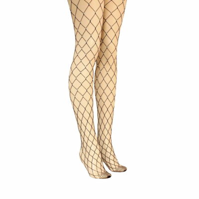 FashionFantasia Wholesale Clothing Lingeries Stocking Fishnet SO320023 LG00049 black AB Rainbow