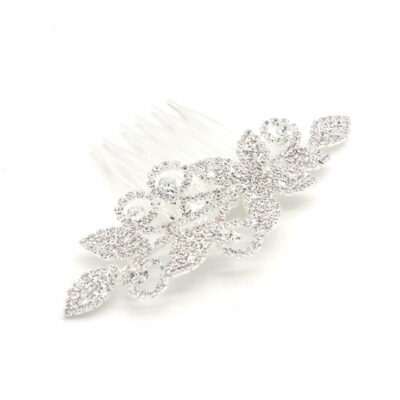 FashionFantasia Wholesale Head Pieces Head Hair Hair Combs HM300113 HP00616 Silver Clear