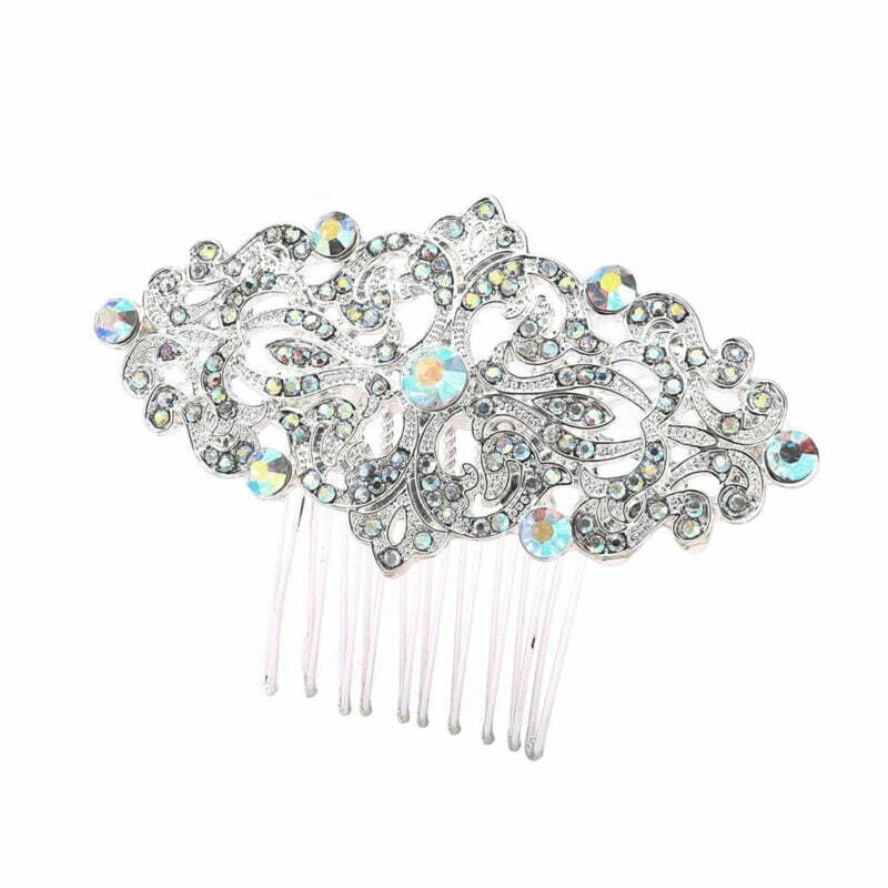 Headpiece Hair Comb HP00610 HM320006 HM320006 silver ab