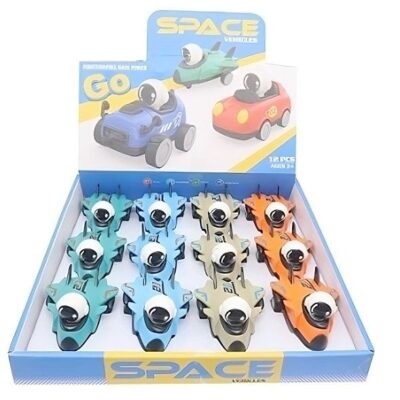 12pk Go Space Aircraft Car Toy