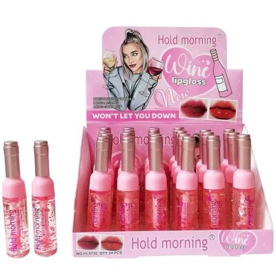 24pk Morning Wine Bottle Lipgloss