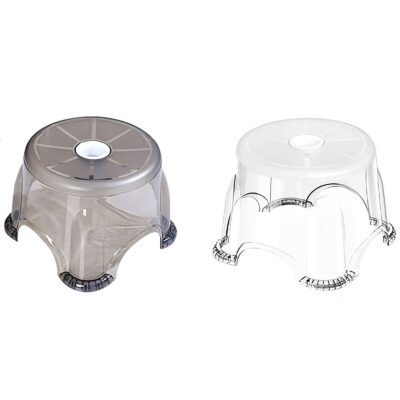 Multipurpose Bathroom Transparent PVC Chair Big